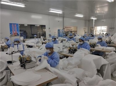 叮囑企業千萬不能掉鏈子,湖南省市場監管局督察口罩、防護服生產企業