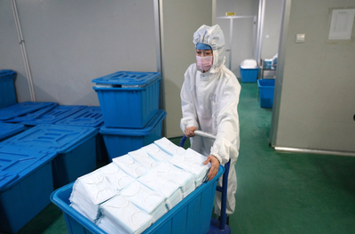 江西:開足馬力生產(chǎn)防護(hù)用品 全力保障市場供應(yīng)